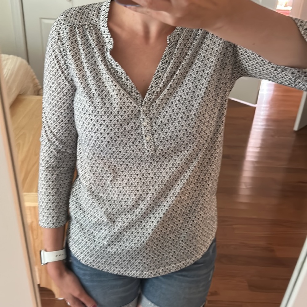 H&M 3/4 length sleeve top